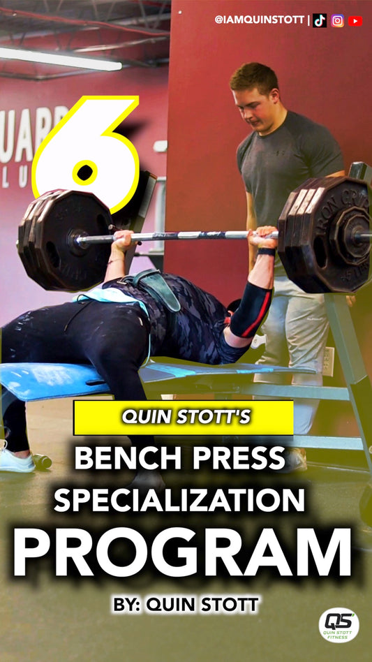 Bench Press Specialization Program – 2x/Week (6 Weeks)